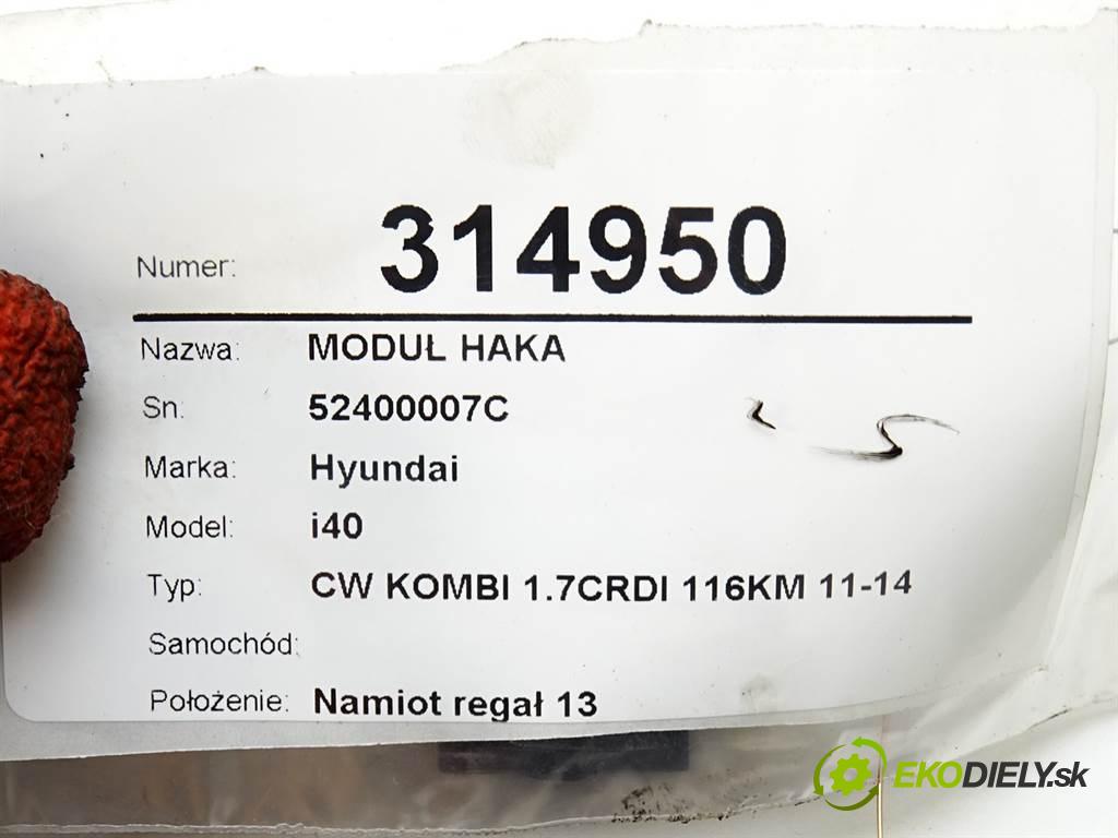 Hyundai i40    CW KOMBI 1.7CRDI 116KM 11-14  Modul ťažného oka 52400007C (Ostatné)