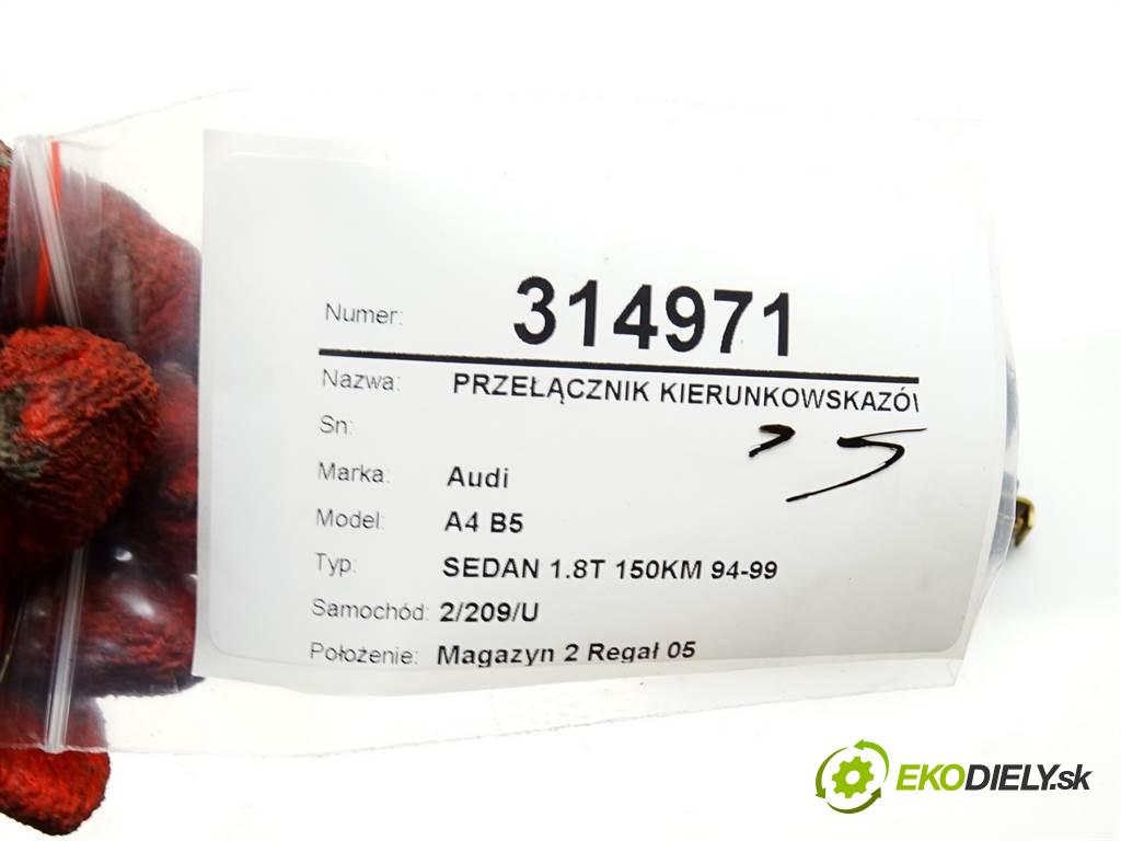Audi A4 B5  1996 110 kW SEDAN 1.8T 150KM 94-99 1800 Prepínač smeroviek 4D0953513 (Prepínače, spínače, tlačidlá a ovládače kúrenia)