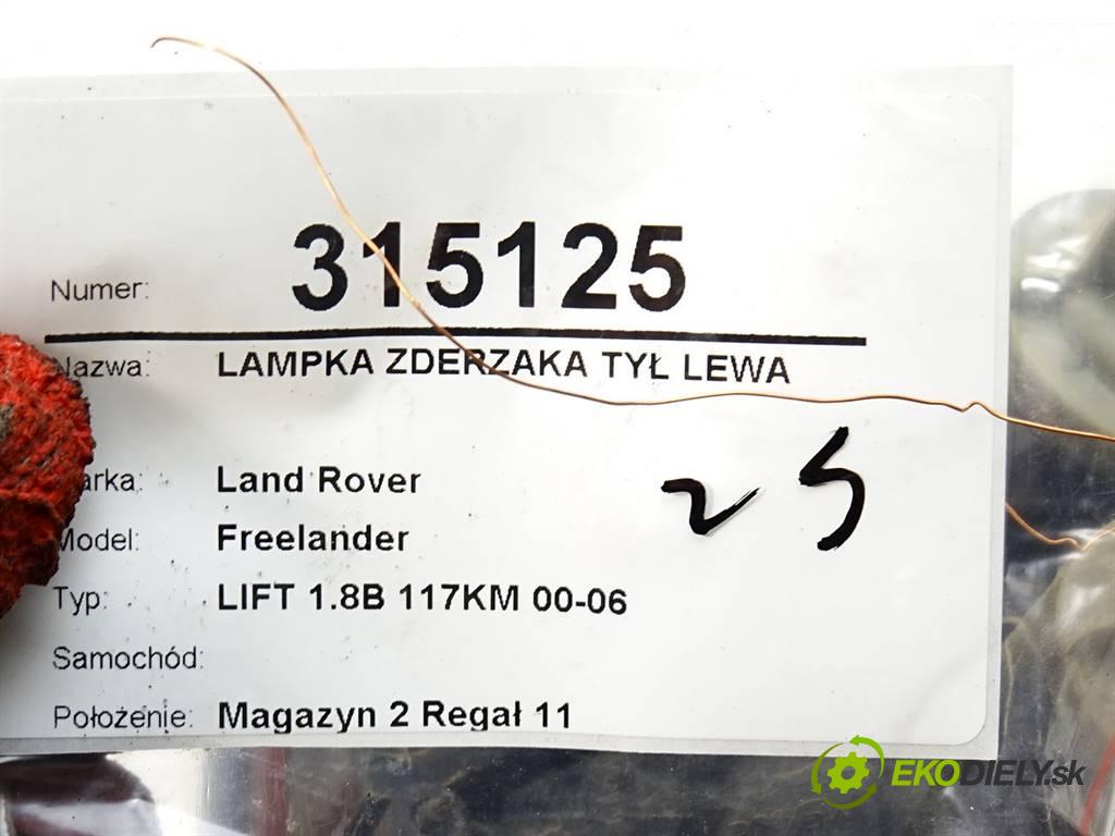 Land Rover Freelander    LIFT 1.8B 117KM 00-06  světlo nárazníka zadní část levá strana XFB500190
