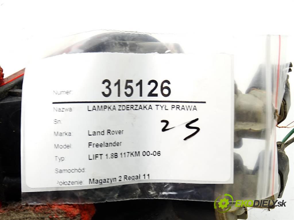Land Rover Freelander    LIFT 1.8B 117KM 00-06  Svetlo nárazníka zad pravá XFB500180