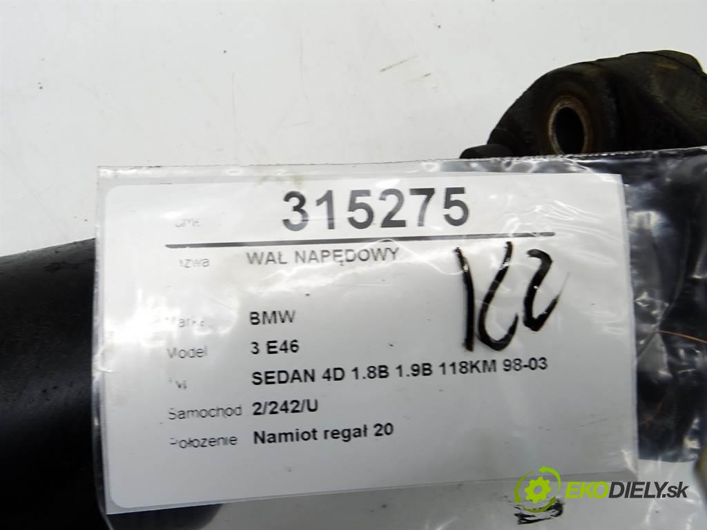 BMW 3 E46  2000 87 kW SEDAN 4D 1.8B 1.9B 118KM 98-03 1900 Kardaň, hriadeľ hnací  (Kardaňové hriadele)