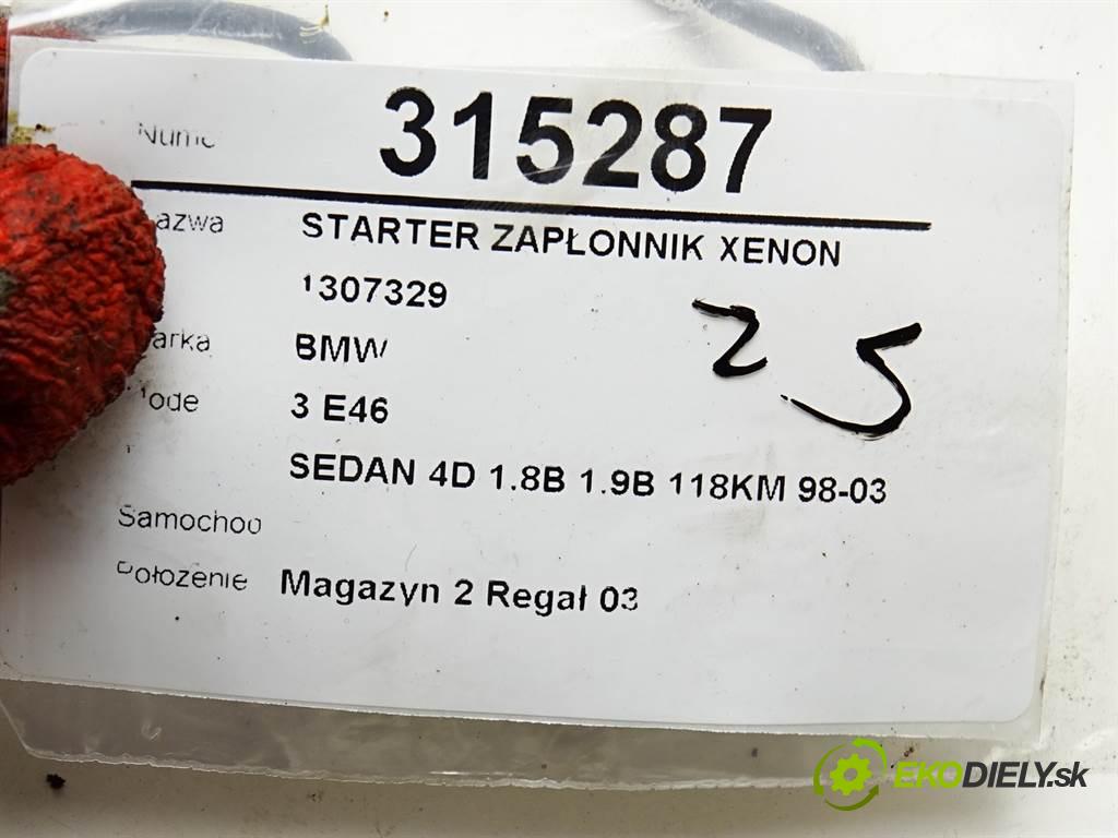 BMW 3 E46    SEDAN 4D 1.8B 1.9B 118KM 98-03  STARTER startér XENON 1307329 (Ostatní)