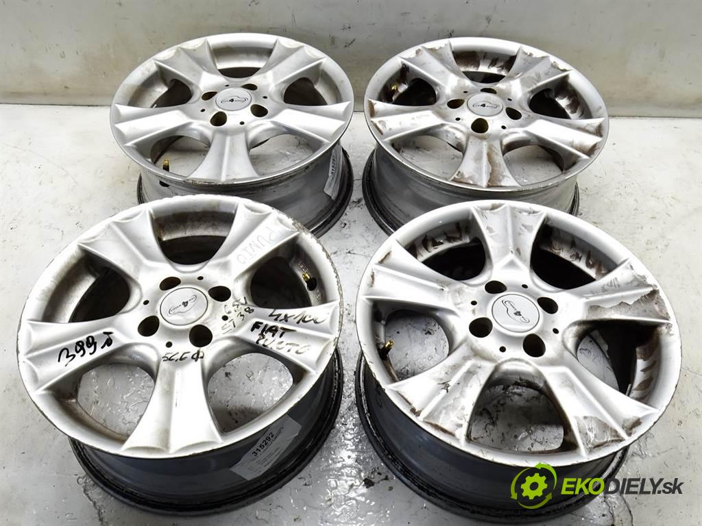 Fiat Grande Punto    15 6,5J 4X100 ET38  disky hliníkové 15  (Hliníkové)