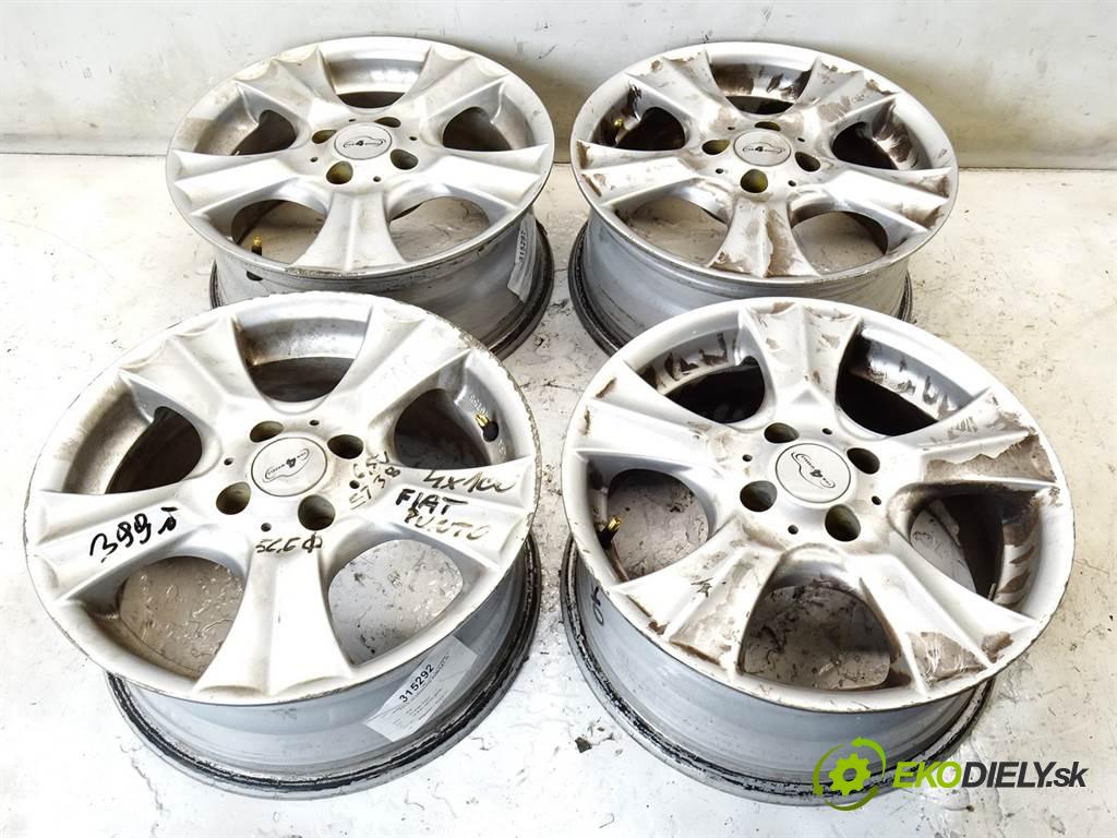 Fiat Grande Punto    15 6,5J 4X100 ET38  disky hliníkové 15  (Hliníkové)