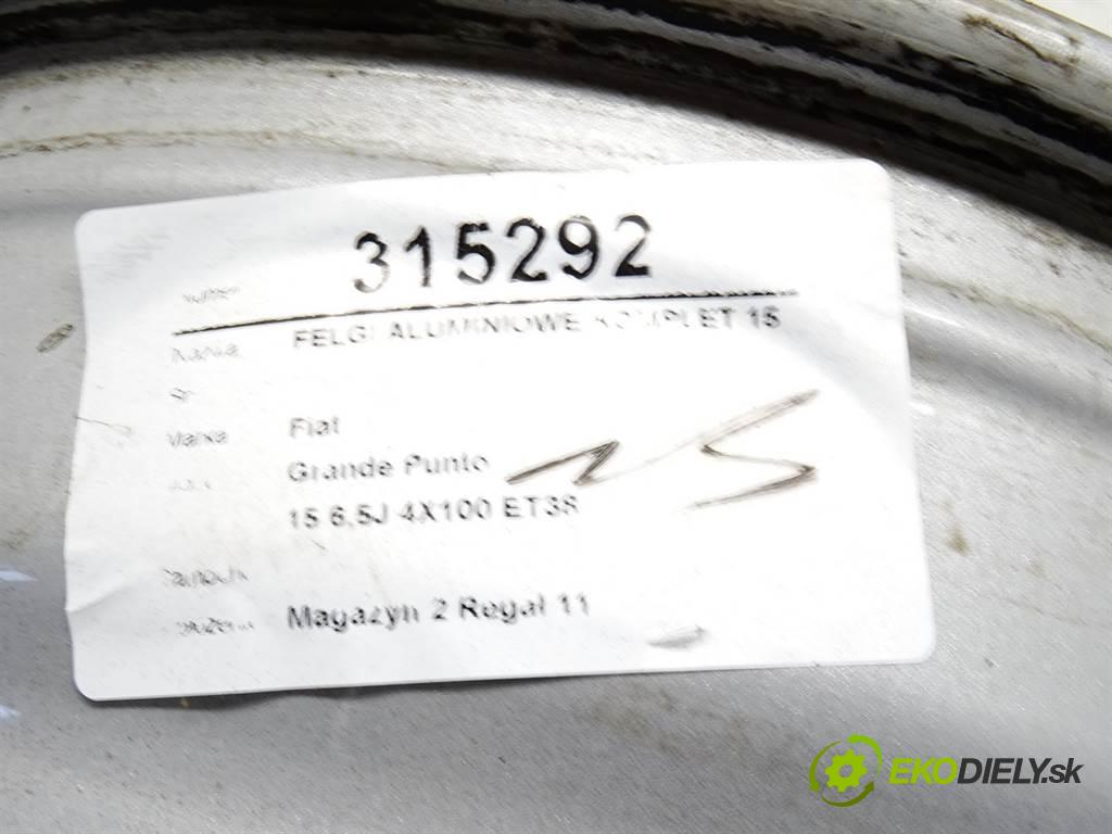 Fiat Grande Punto    15 6,5J 4X100 ET38  disky hliníkové 15  (Hliníkové)