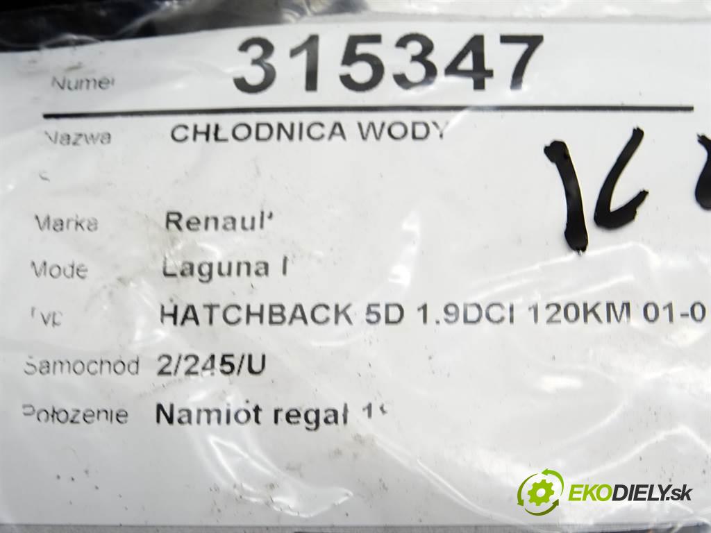 Renault Laguna II  2001 88 kW HATCHBACK 5D 1.9DCI 120KM 01-07 1900 Chladič vody  (Chladiče vody)