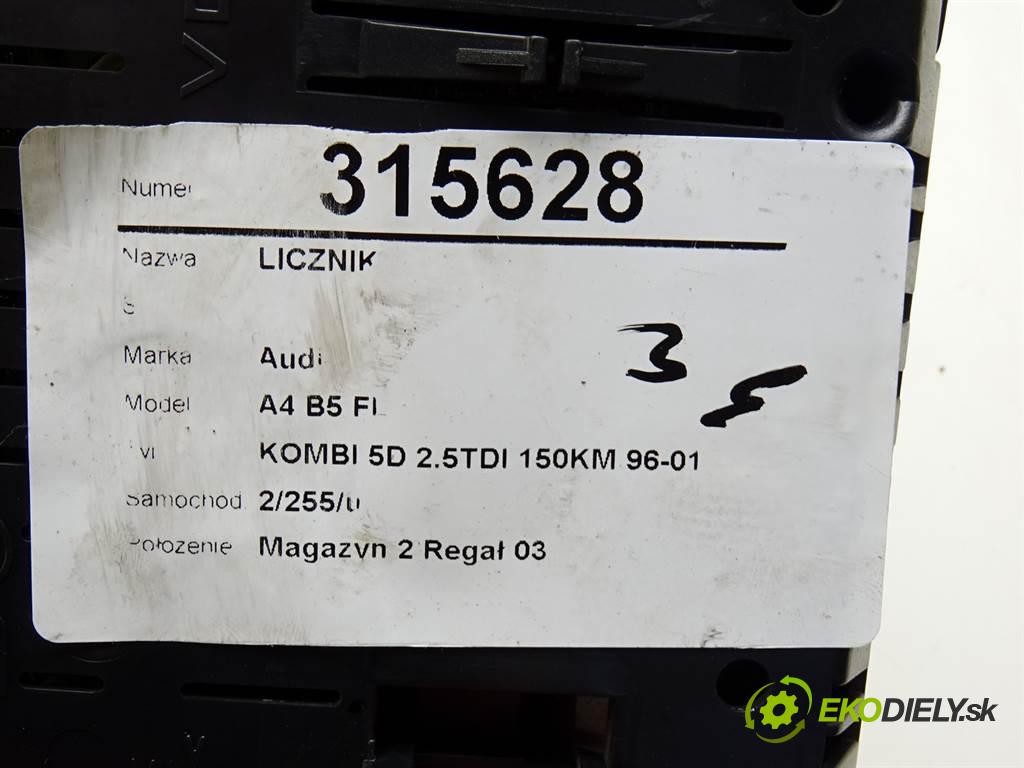 Audi A4 B5 FL  1998 110 kW KOMBI 5D 2.5TDI 150KM 96-01 2500 Prístrojovka 8D0919880MX (Prístrojové dosky, displeje)