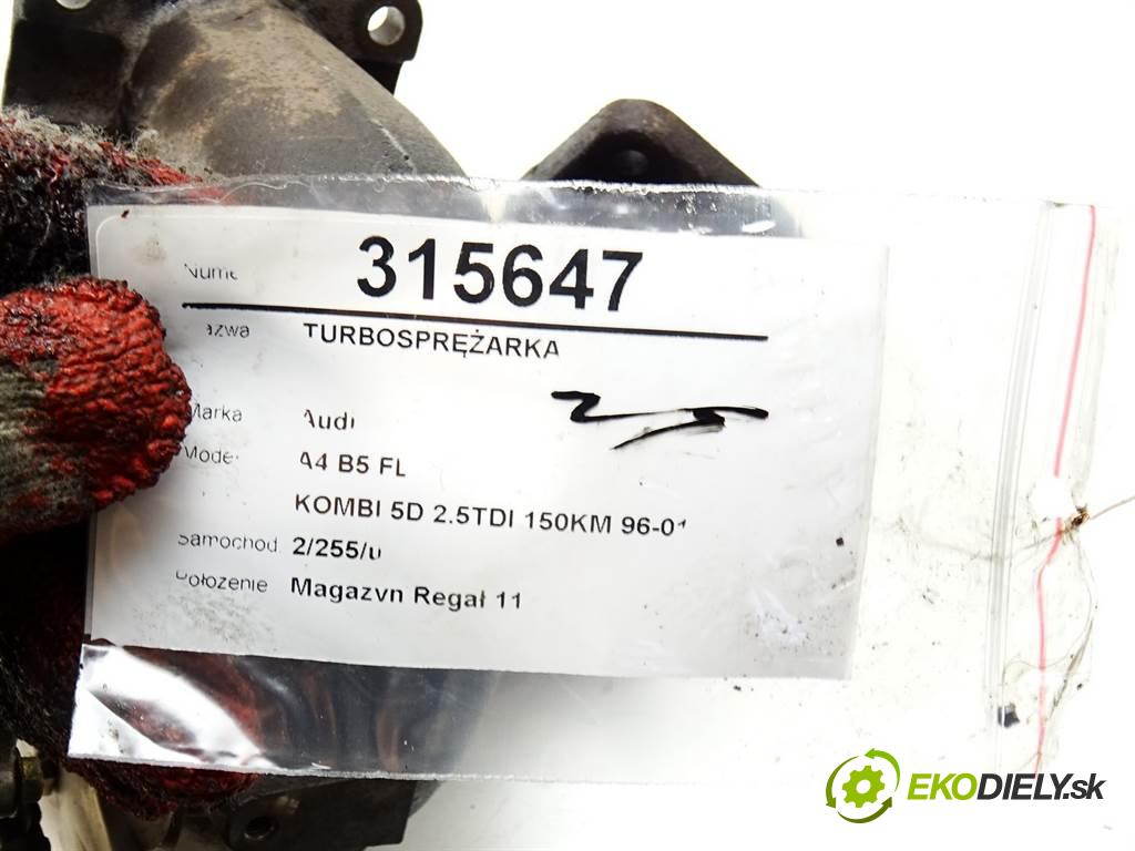 Audi A4 B5 FL  1998 110 kW KOMBI 5D 2.5TDI 150KM 96-01 2500 Turbodúchadlo,turbo 059145701G (Turbodúchadlá (kompletné))