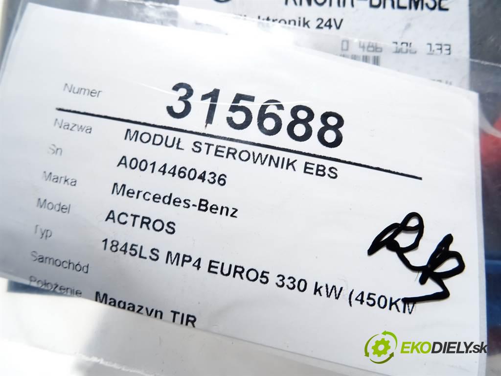 Mercedes-Benz ACTROS    1845LS MP4 EURO5 330 kW (450KM)  Modul Riadiaca jednotka EBS A0014460436