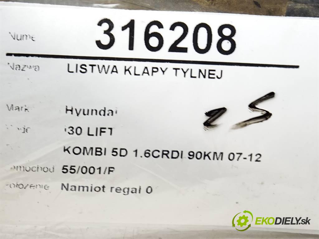 Hyundai i30 LIFT  2010 66 kW KOMBI 5D 1.6CRDI 90KM 07-12 1600 lišta dveří zadní část 87370-2R300 (Lišty)