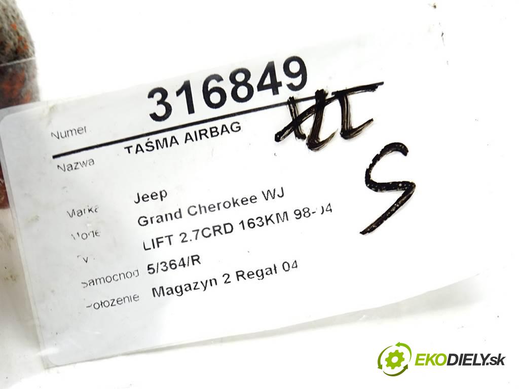 Jeep Grand Cherokee WJ  2002 163KM LIFT 2.7CRD 163KM 98-04 2700 kroužek slimák airbag 56042770AD (Airbagy)
