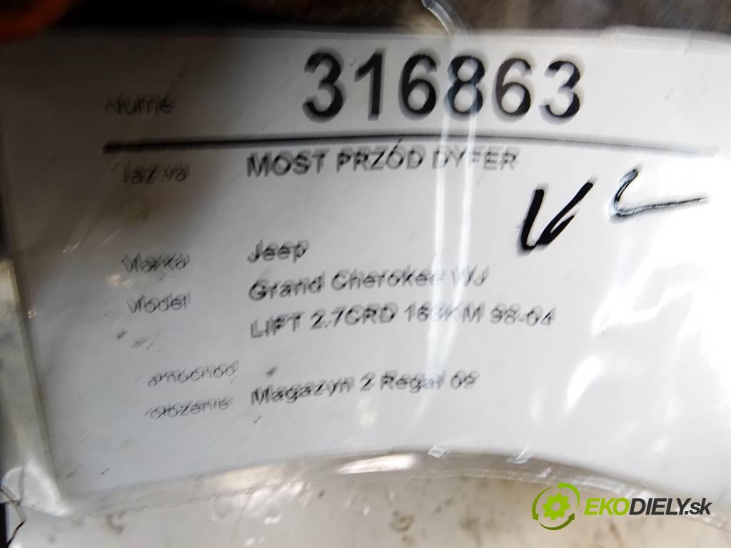 Jeep Grand Cherokee WJ    LIFT 2.7CRD 163KM 98-04  Most predný ,diferenciál  (Predné)