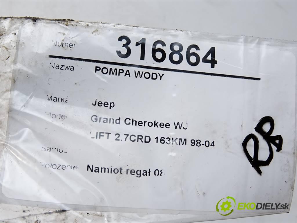 Jeep Grand Cherokee WJ    LIFT 2.7CRD 163KM 98-04  Pumpa vody 418100-0013 (Vodné pumpy)