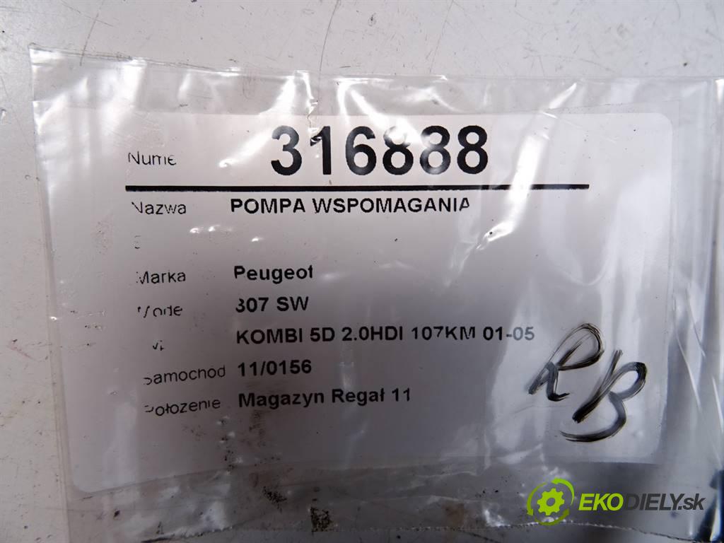 Peugeot 307 SW  2003 79 kW KOMBI 5D 2.0HDI 107KM 01-05 2000 Pumpa servočerpadlo 9648744580 (Servočerpadlá, pumpy riadenia)
