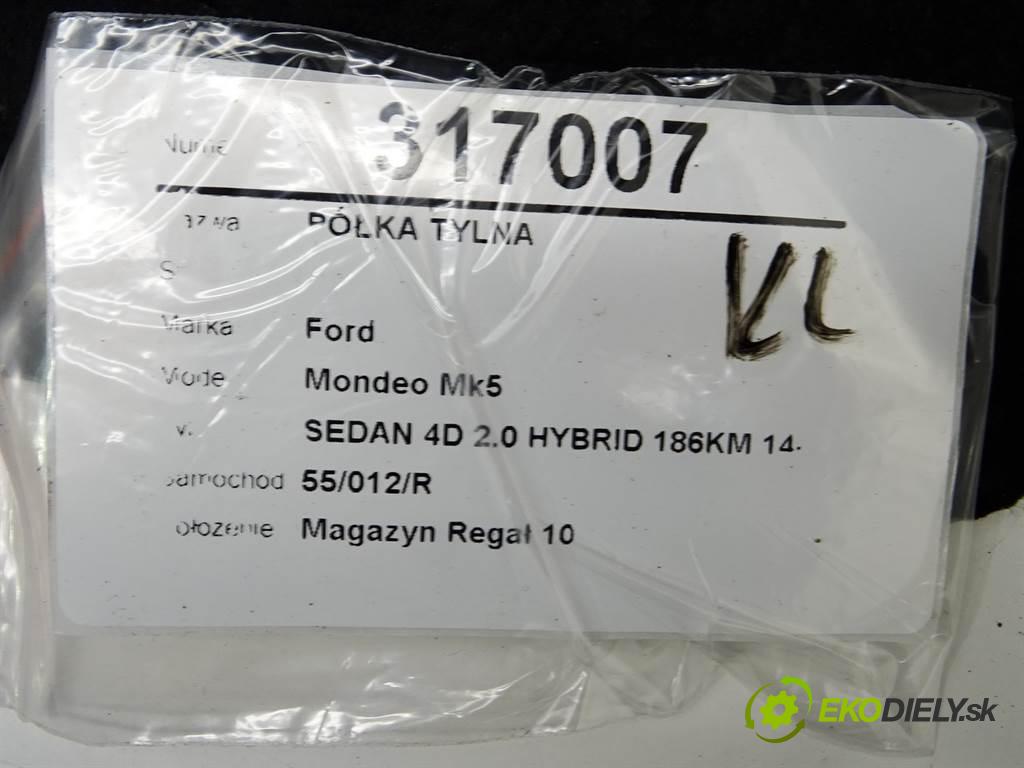 Ford Mondeo Mk5  2015 186KM SEDAN 4D 2.0 HYBRID 186KM 14-  2000 Pláto zadná  (Pláta zadné)