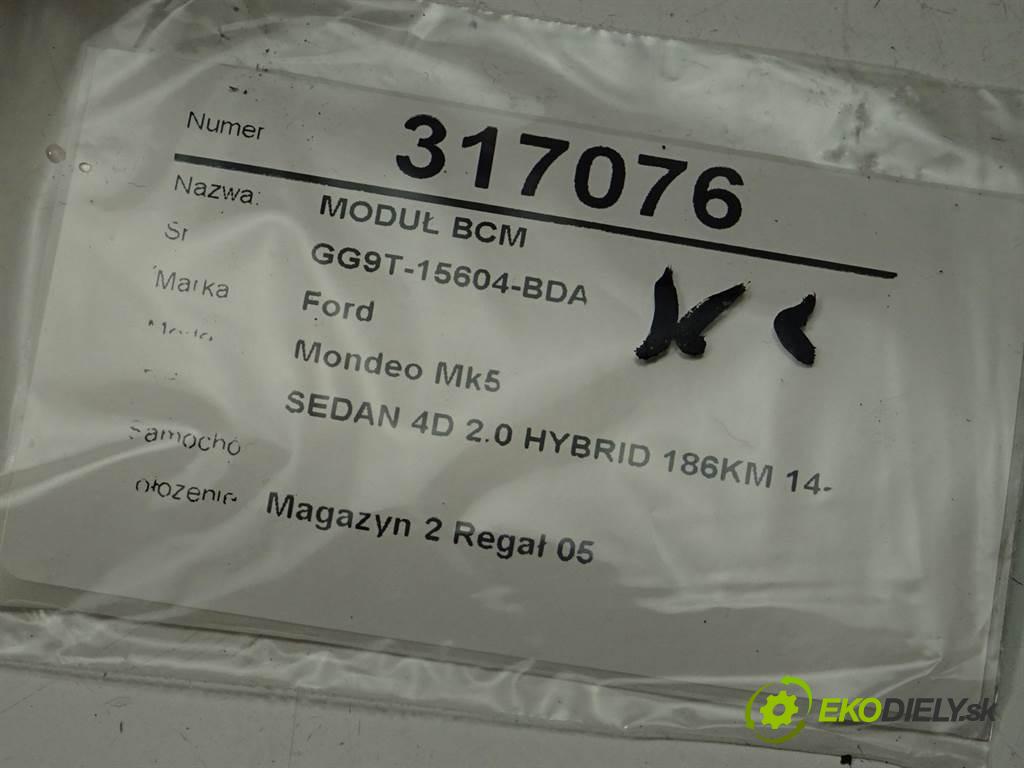 Ford Mondeo Mk5    SEDAN 4D 2.0 HYBRID 186KM 14-   Modul BCM GG9T-15604 BDA (Ostatné)