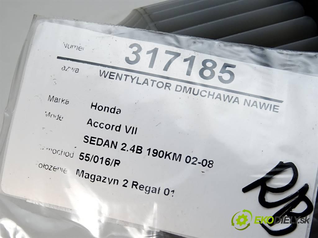 Honda Accord VII  2005 140 kW SEDAN 2.4B 190KM 02-08 2400 Ventilátor ventilátor kúrenia 194000-1730 (Ventilátory kúrenia)