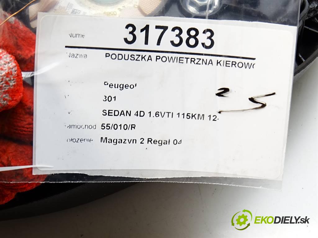 Peugeot 301  2014 85 kW SEDAN 4D 1.6VTI 115KM 12- 1600 AirBag volantu 96753920ZD (Airbagy)