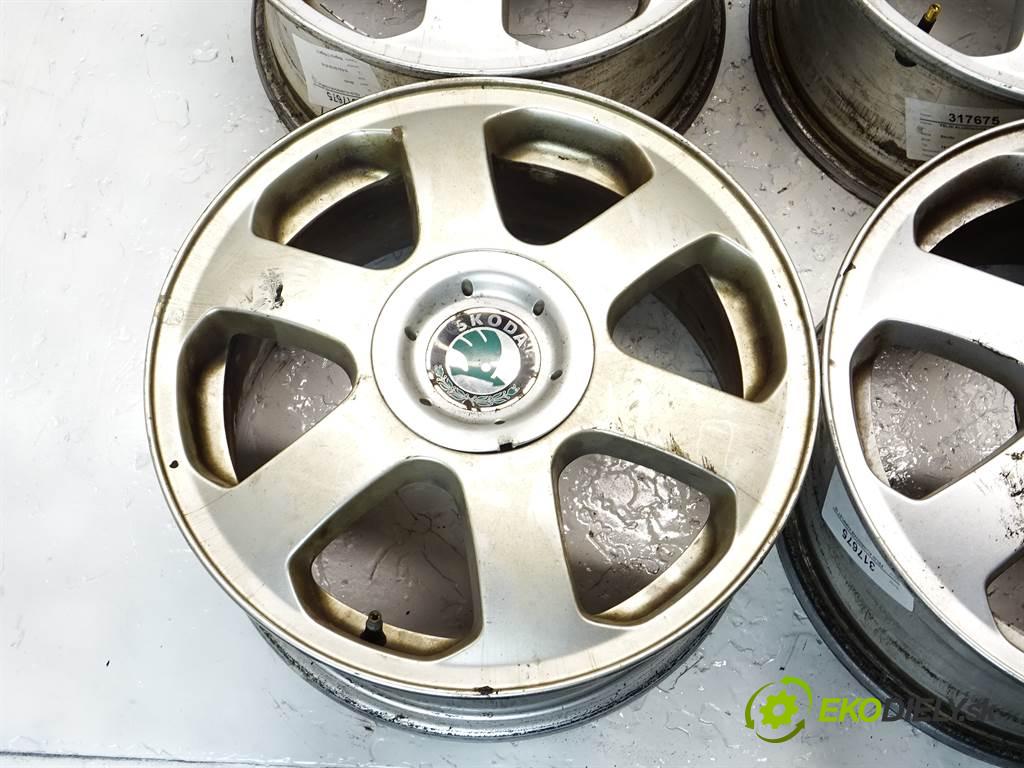 Skoda     15 6,5J 5X100 ET43  disky hliníkové 15  (Hliníkové)