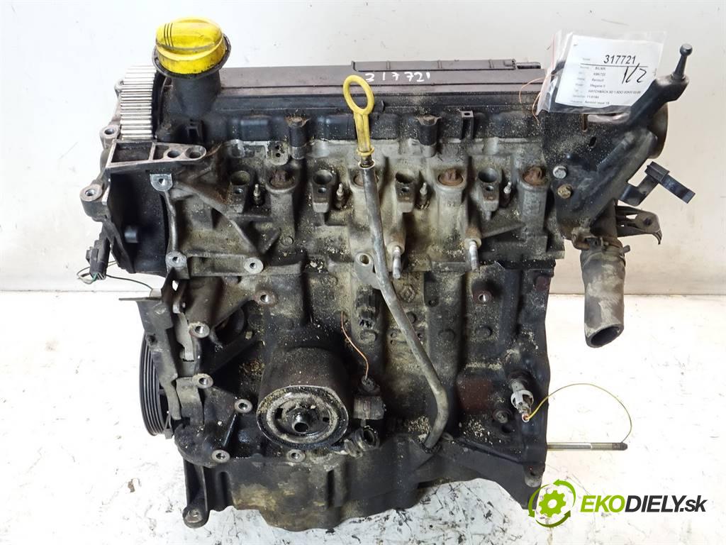Renault Megane II  2002 60 kW HATCHBACK 5D 1.5DCI 82KM 02-08 1500 Motor K9K722 (Motory (kompletné))
