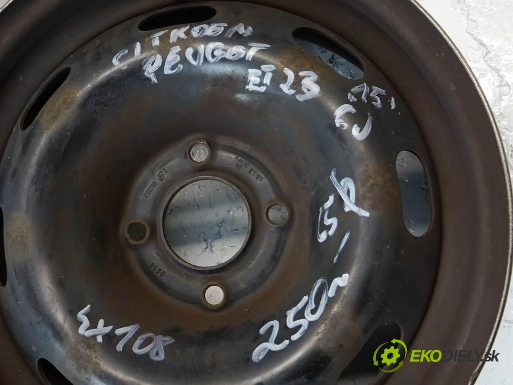 Citroen     15 6J 4X108 ET23  disky plechové 15  (Plechové)