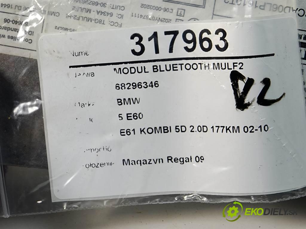 BMW 5 E60    E61 KOMBI 5D 2.0D 177KM 02-10  Modul BLUETOOTH MULF2 68296346