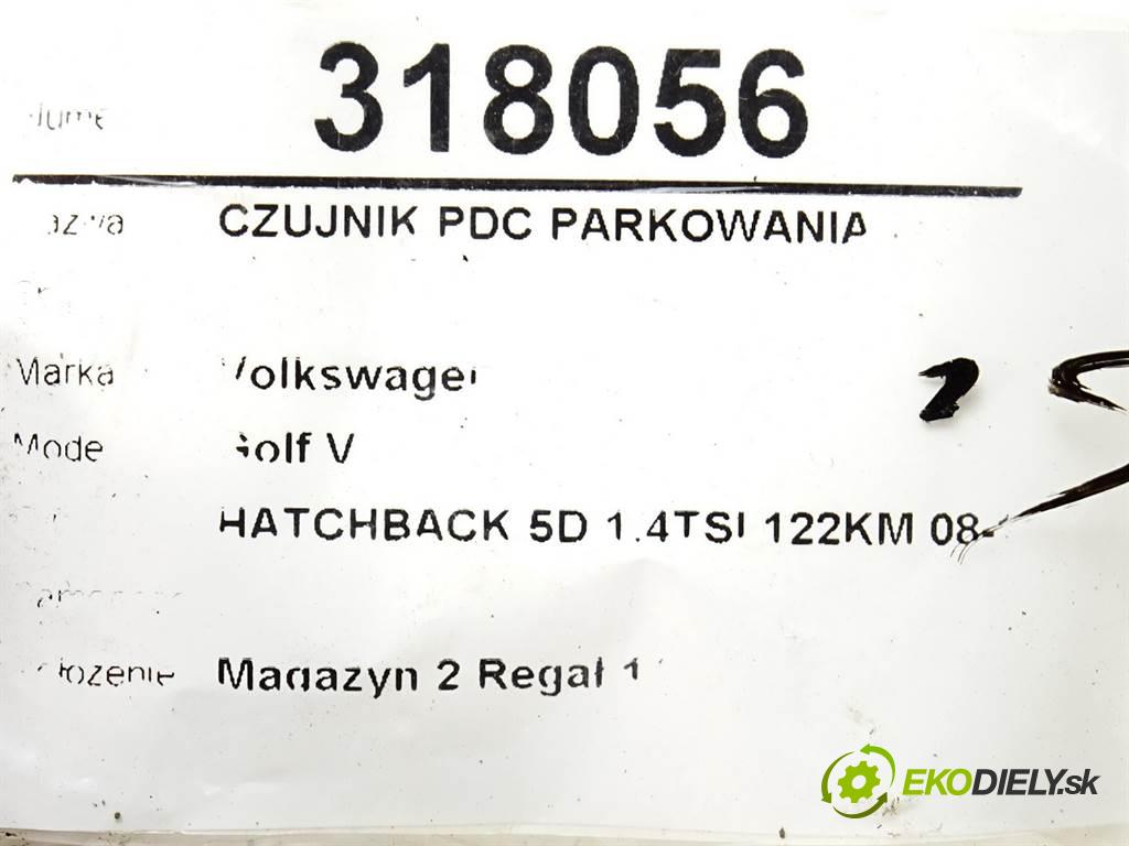 Volkswagen Golf VI    HATCHBACK 5D 1.4TSI 122KM 08-13  Snímač PDC 3C0919275S (Snímače)