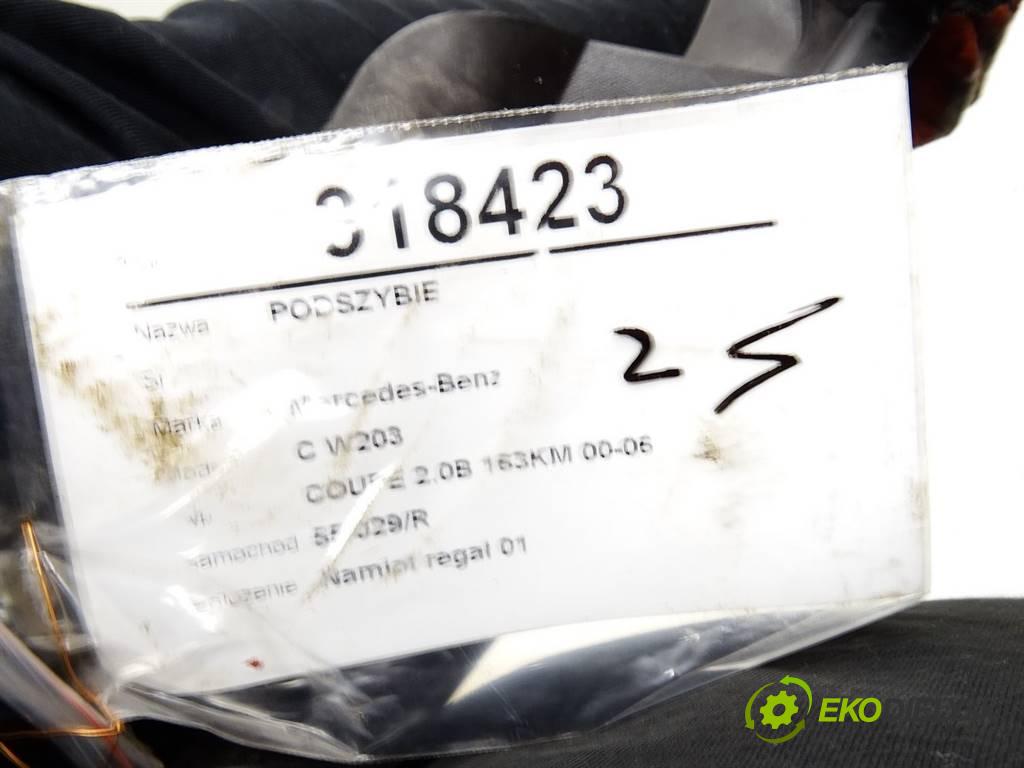 Mercedes-Benz C W203  2001 120 kW COUPE 2.0B 163KM 00-06 2000 Torpédo, plast pod čelné okno 2038300813 (Torpéda)