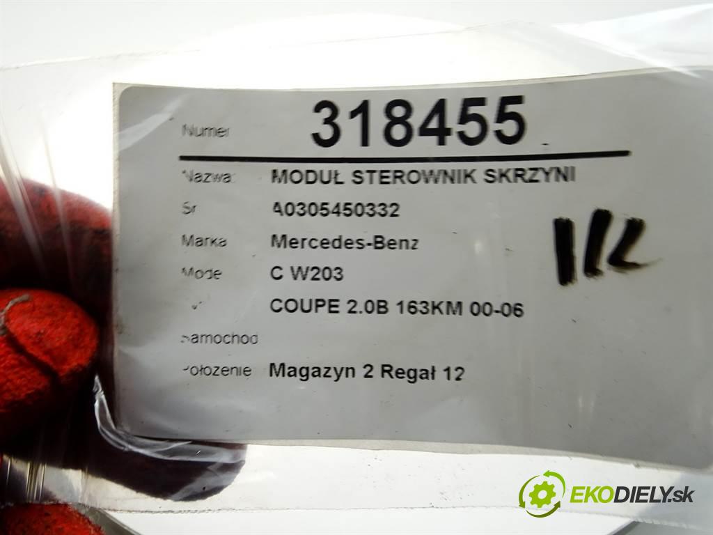 Mercedes-Benz C W203    COUPE 2.0B 163KM 00-06  Modul Riadiaca jednotka prevodovky A0305450332 (Riadiace jednotky prevodovky)