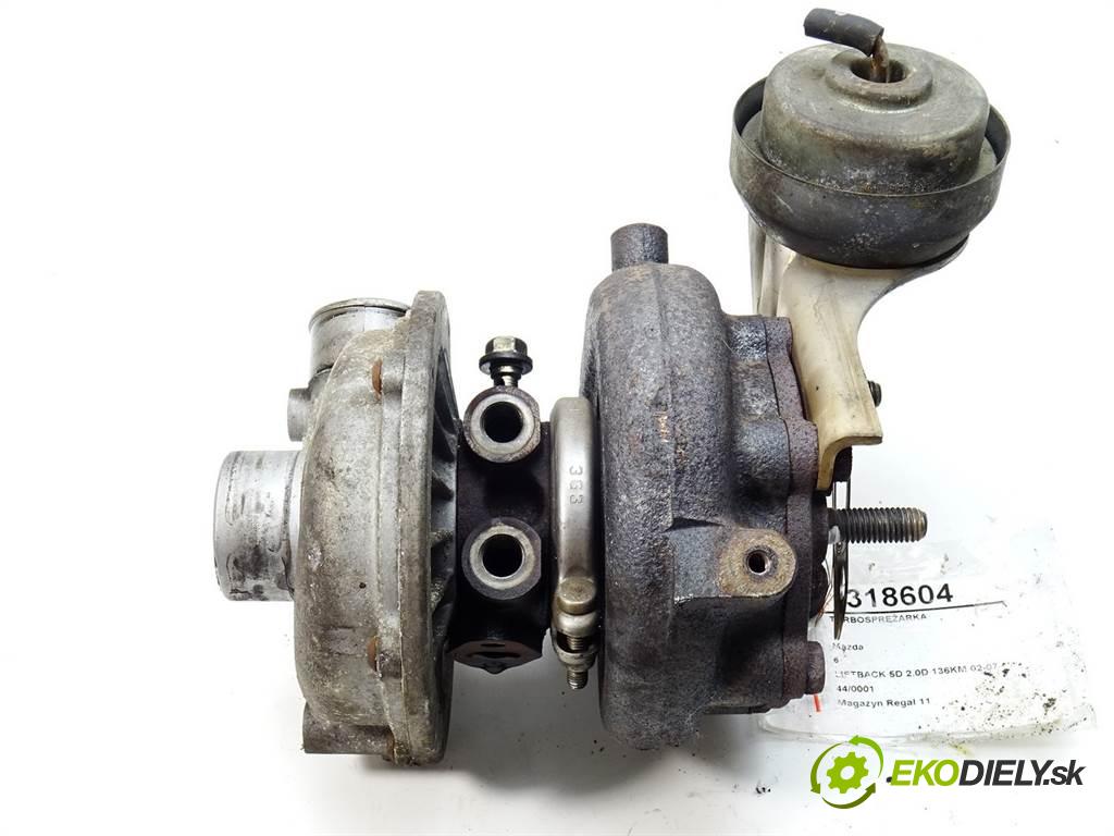 Mazda 6  2004 100 kW LIFTBACK 5D 2.0D 136KM 02-07 2000 Turbodúchadlo,turbo VJ320309 (Turbodúchadlá (kompletné))