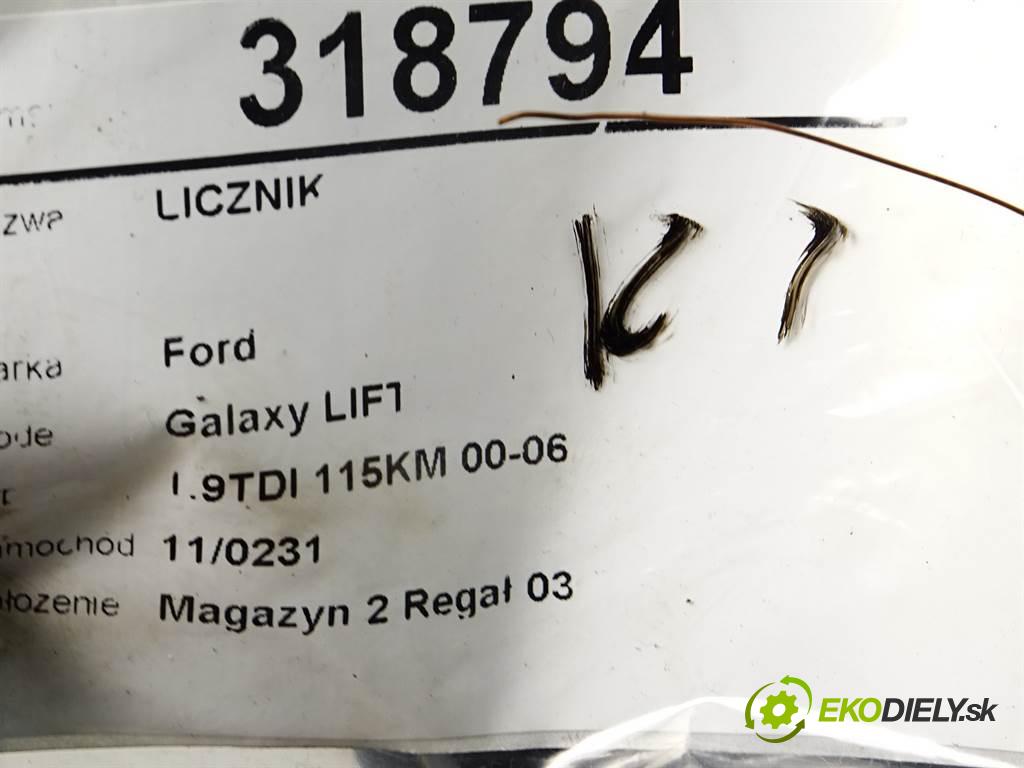 Ford Galaxy LIFT  2000 85 kW 1.9TDI 115KM 00-06 1900 Prístrojovka 7M5920800E (Prístrojové dosky, displeje)