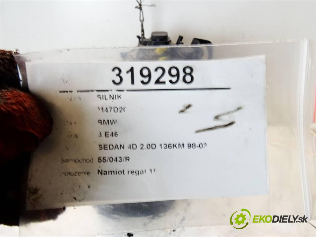 BMW 3 E46  1999 100 kW SEDAN 4D 2.0D 136KM 98-03 2000 Motor M47D20 (Motory (kompletné))