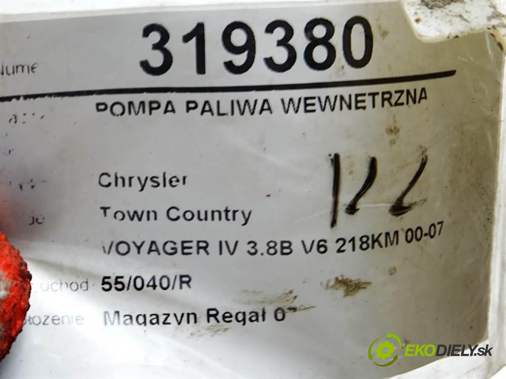 Chrysler Town Country  2004 158 kW VOYAGER IV 3.8B V6 218KM 00-07 3800 Pumpa paliva vnútorná  (Palivové pumpy, čerpadlá, plaváky)