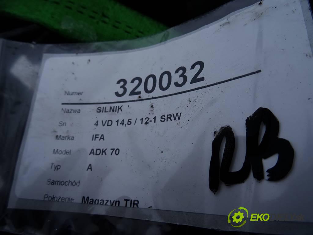 IFA ADK 70    A  motor 4 VD 14,5 / 12-1 SRW (Motory (kompletní))