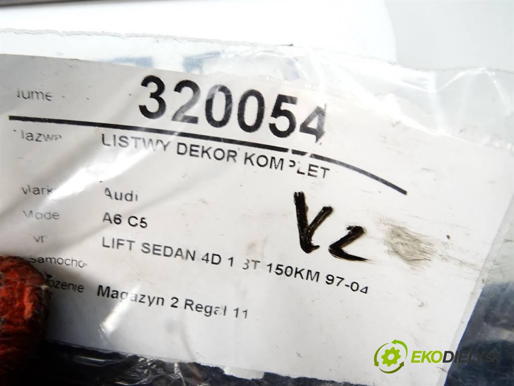 Audi A6 C5    LIFT SEDAN 4D 1.8T 150KM 97-04  lišty kryt  (Lišty)