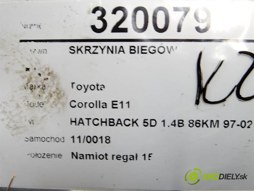 Toyota Corolla E11  1997  HATCHBACK 5D 1.4B 86KM 97-02 1300 Prevodovka  (Prevodovky)