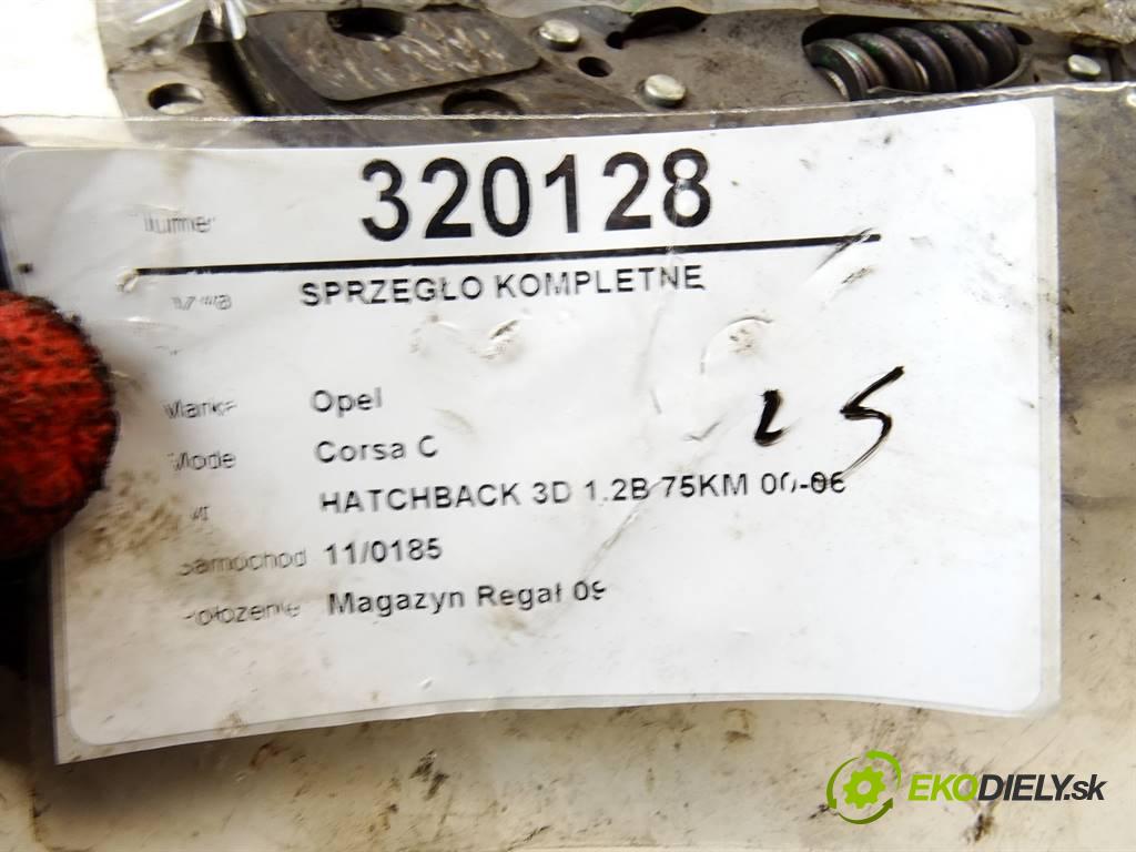 Opel Corsa C  2001 55 kW HATCHBACK 3D 1.2B 75KM 00-06 1200 Spojková sada (bez ložiska) komplet Z12XE (Kompletné sady (bez ložiska))
