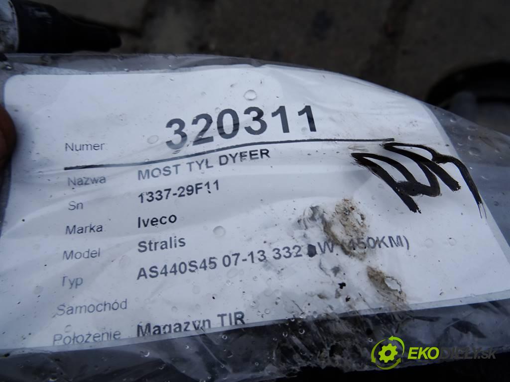 Iveco Stralis    AS440S45 07-13 332 kW (450KM)  Most zad ,diferenciál 1337-29F11 (Zadné)