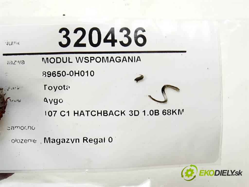 Toyota Aygo    107 C1 HATCHBACK 3D 1.0B 68KM 05-08  Modul servočerpadlo 89650-0H010 (Ostatné)