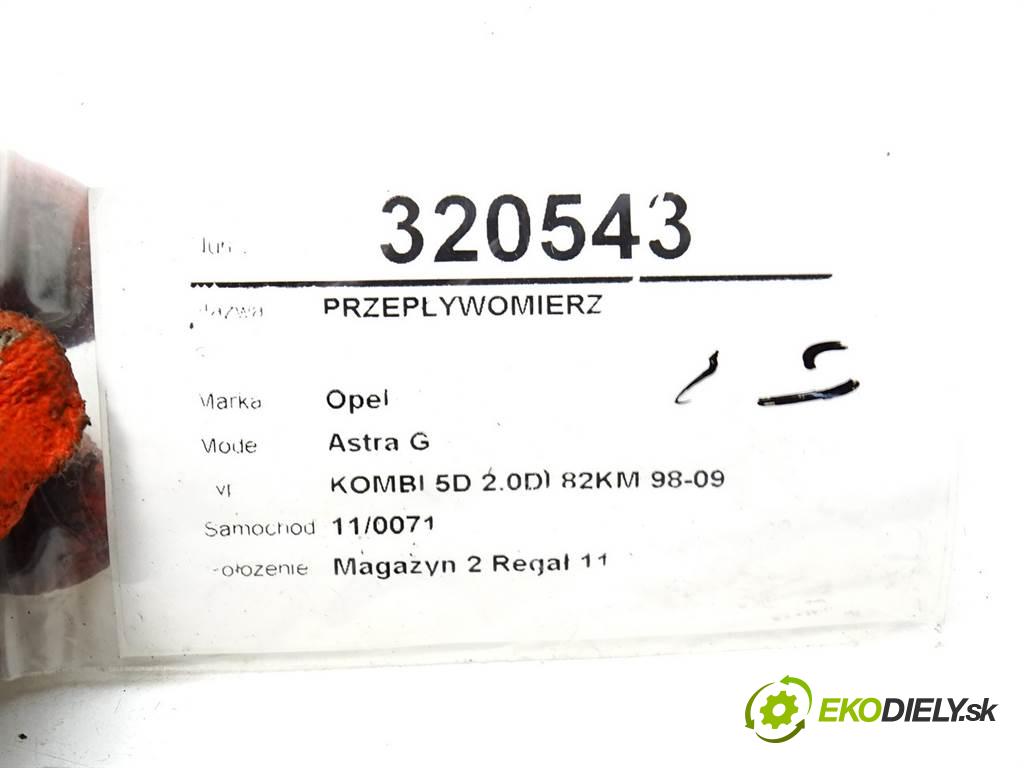 Opel Astra G  1999 60 kW KOMBI 5D 2.0DI 82KM 98-09 2000 Váha vzduchu 0281002180 (Váhy vzduchu)