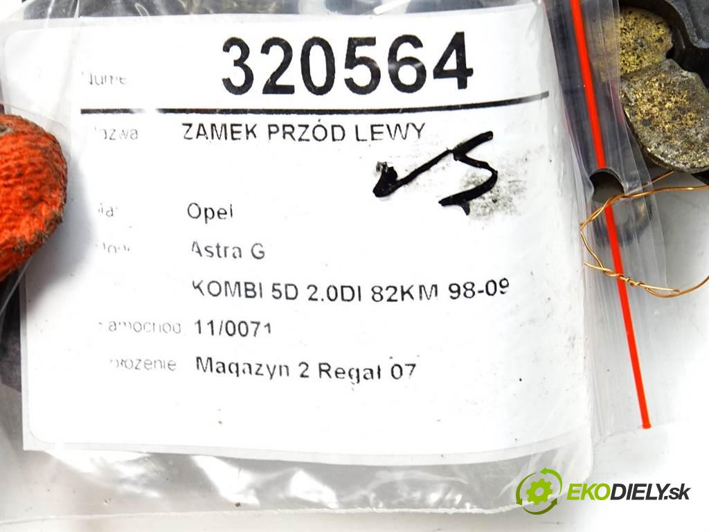 Opel Astra G  1999 60 kW KOMBI 5D 2.0DI 82KM 98-09 2000 zámok přední část levý 90561151