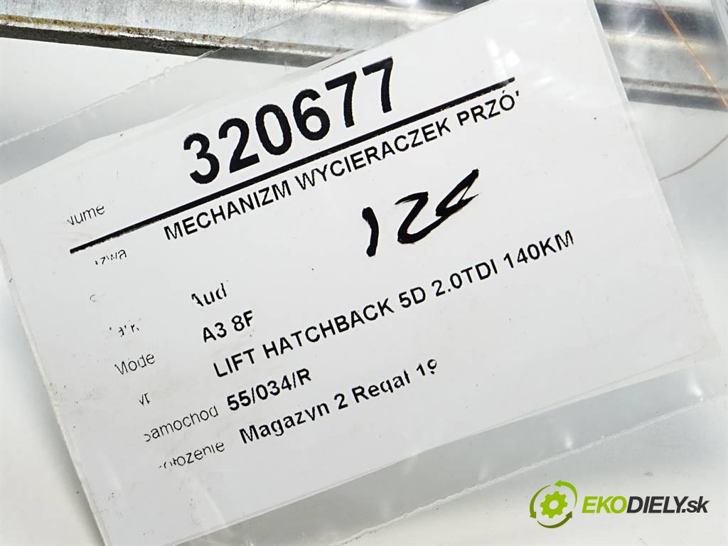 Audi A3 8P  2010 103 kW LIFT HATCHBACK 5D 2.0TDI 140KM 08-13 2000 mechanismus stěračů přední část 8P1955023L (Motorky stěračů)