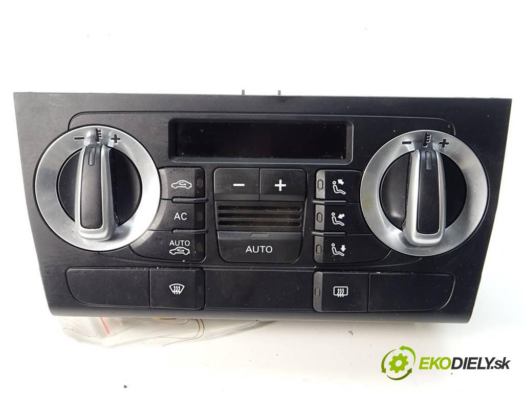 Audi A3 8P  2010 103 kW LIFT HATCHBACK 5D 2.0TDI 140KM 08-13 2000 Panel ovládania kúrenia 8P0820043BK (Prepínače, spínače, tlačidlá a ovládače kúrenia)