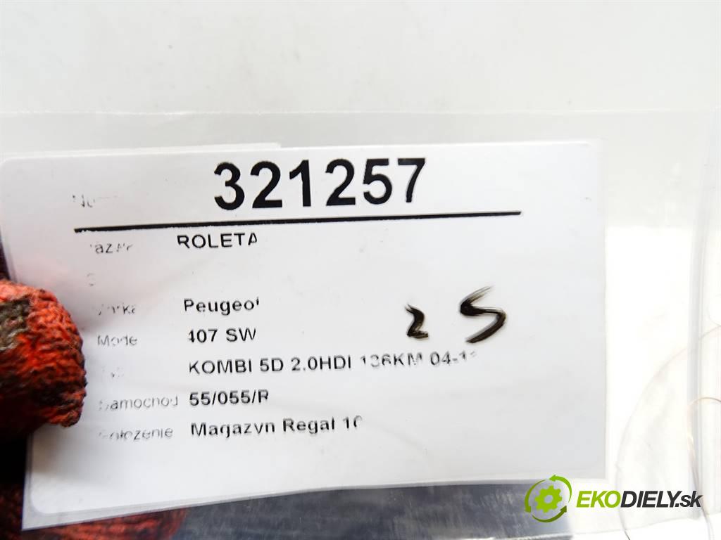 Peugeot 407 SW  2005 100 kW KOMBI 5D 2.0HDI 136KM 04-11 2000 Roleta  (Rolety kufra)