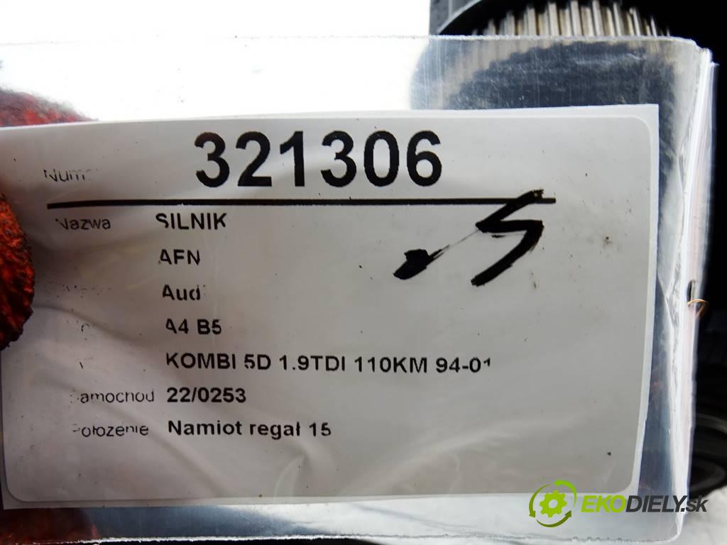 Audi A4 B5  1997 81 kW KOMBI 5D 1.9TDI 110KM 94-01 1900 Motor AFN (Motory (kompletné))