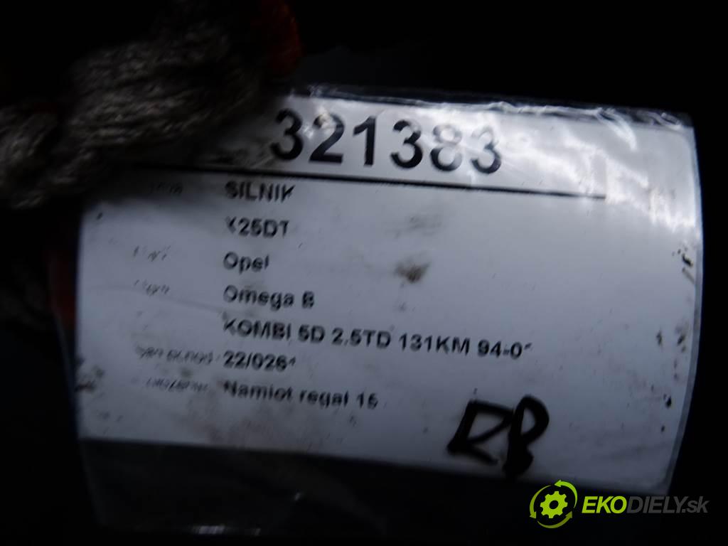 Opel Omega B  1998 96 kW KOMBI 5D 2.5TD 131KM 94-03 2500 motor X25DT (Motory (kompletní))