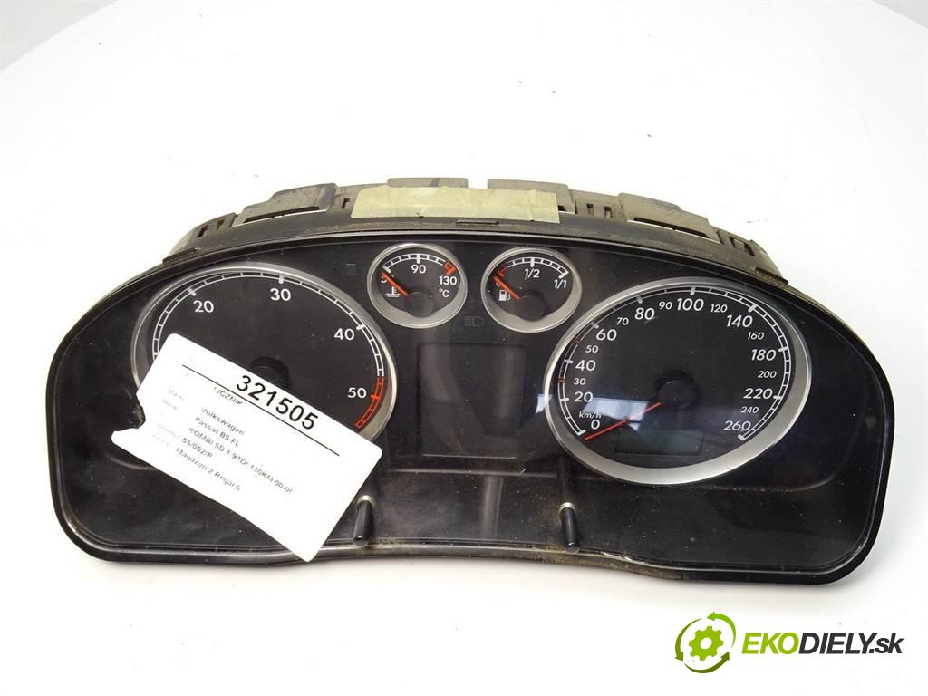 Volkswagen Passat B5 FL  2005 103 kW KOMBI 5D 1.9TDI 130KM 00-05 2000 Prístrojovka 3B0920806A (Prístrojové dosky, displeje)