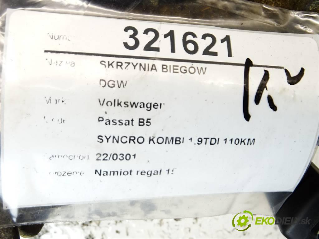 Volkswagen Passat B5  1998 81 kW SYNCRO KOMBI 1.9TDI 110KM  1900 Prevodovka DGW (Prevodovky)