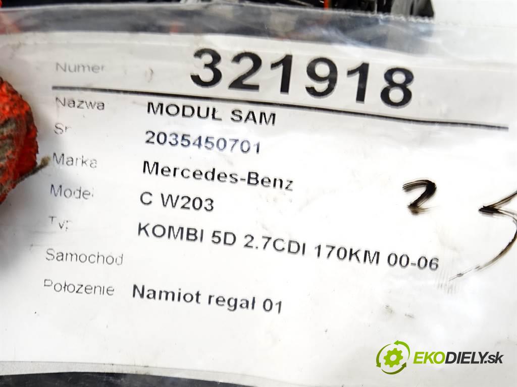 Mercedes-Benz C W203    KOMBI 5D 2.7CDI 170KM 00-06  Modul SAM 2035450701 (Ostatné)