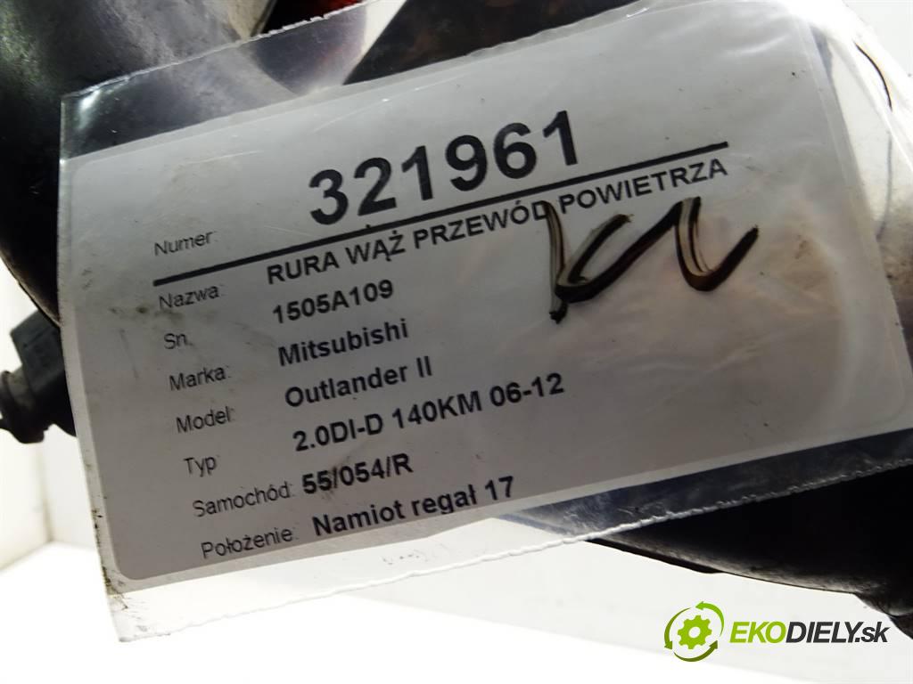 Mitsubishi Outlander II  2007 103 kW 2.0DI-D 140KM 06-12 2000 Rúra hadice trubka vzduchu 1505A109 (Hadice chlazení vzduchu)